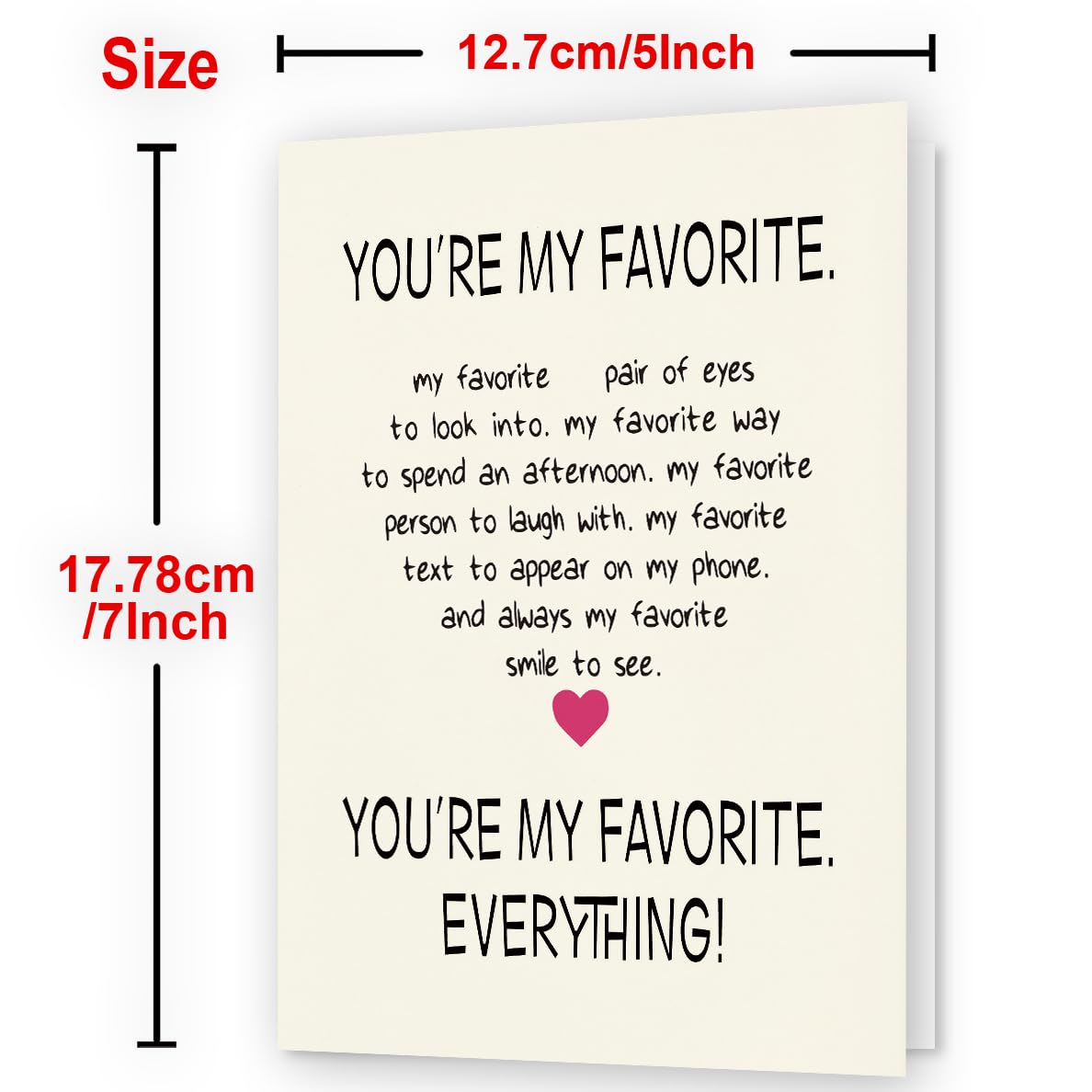 Funny Anniversary & Birthday Card for Husband, Boyfriend - Premium 400gsm Greeting Card | Perfect for Special Occasions, Romantic Gifts & Surprises