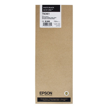 Epson T636100 700ml Ultrachrome HDR Photo Black Ink Cartridge for Epson 7890/7900/9890/9900 Printers - Perfect for Professional Photo Printing, Fine Art Reproduction, and Large Format Graphics