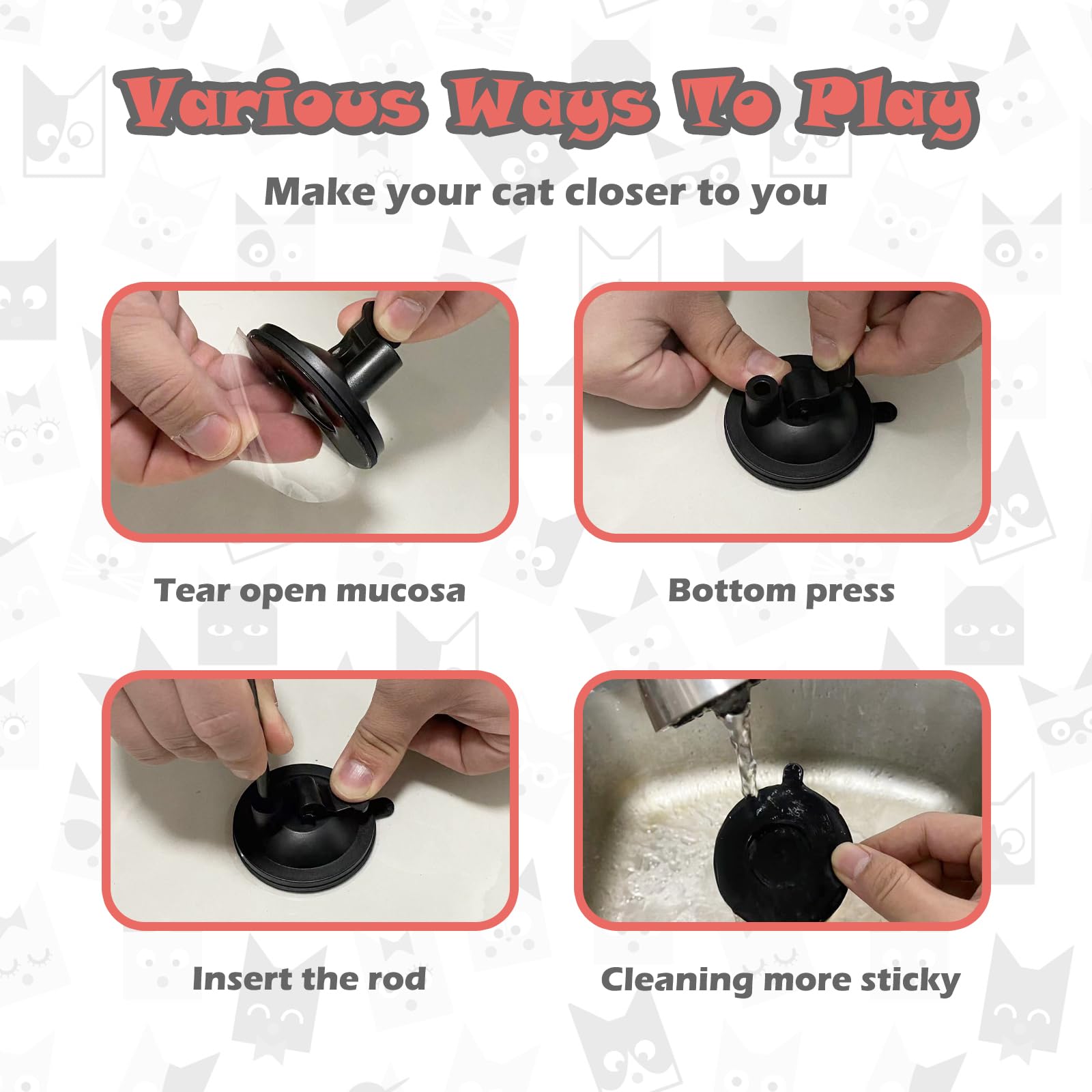 **Interactive Cat Toys for Indoor Cats - 7 Pack Teaser Toys with 2 Flexible Steel Wires & 4 Feather Refills (Balls & Birds) - Perfect for Playtime, Exercise & Boredom Relief**