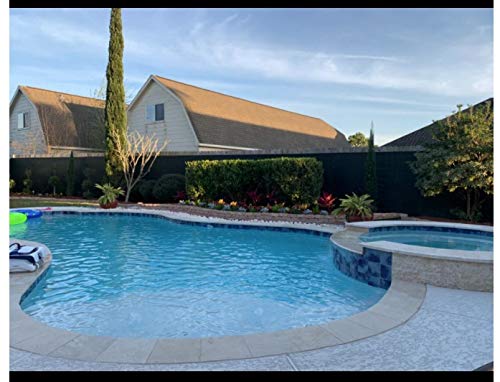 Orion 4' x 50' Black Privacy Fence Screen Netting Mesh Fabric with Reinforced Eyelets - Windproof Garden Windscreen for Outdoor Wooden or Metal Fencing - Perfect for Backyard Privacy, Patio Cover, and Poolside Shade