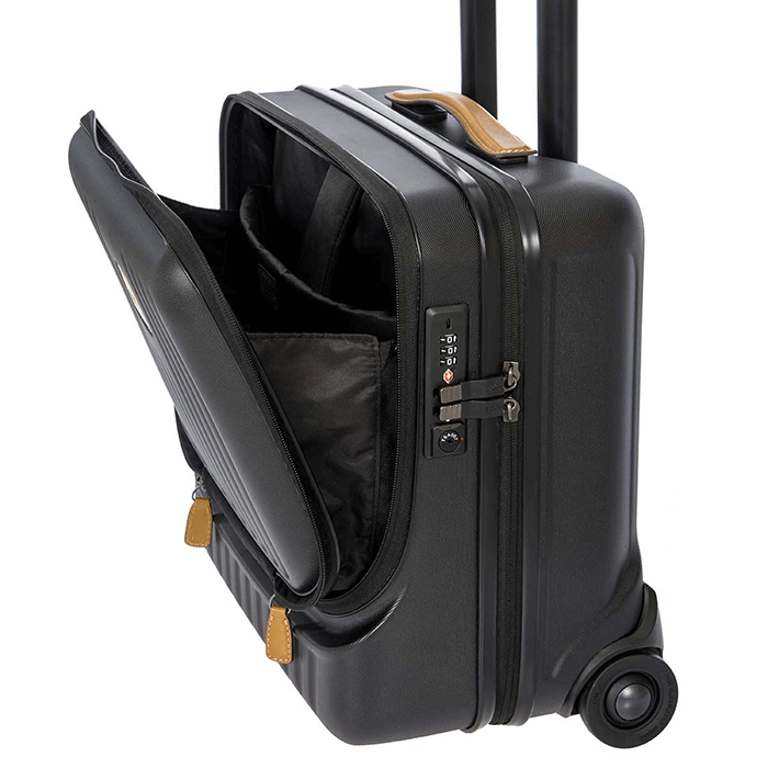 Capri Pilot Case - Premium Black Leather Travel Organizer for Business & Travel | Perfect for Passports, Tickets & Essentials