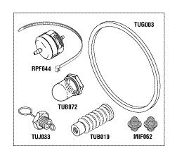 Tuttnauer TUK129 Sterilizer PM Kit - Replacement Parts for Autoclave Maintenance | Perfect for Dental, Medical & Tattoo Clinics