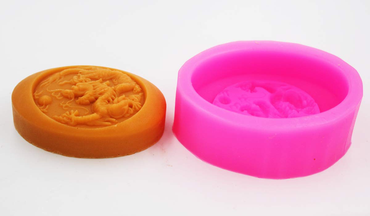 Premium Silicone Dragon Soap Mold - Handmade DIY Soap Making Kit for Crafters, Bath Bomb & Candle Molds - Perfect for Birthday Gifts, Home Decor & Spa Relaxation