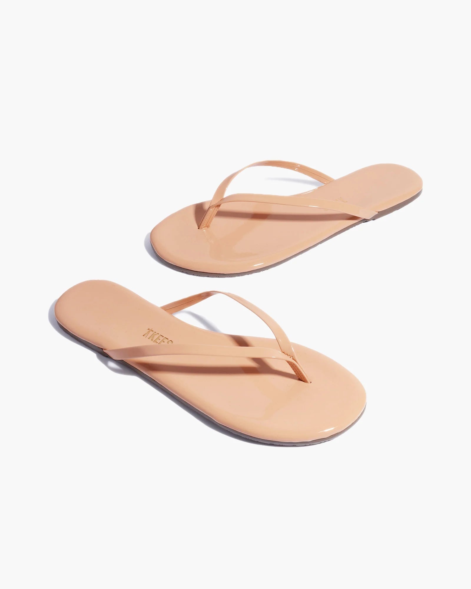 Tkees Foundations Gloss Flip Flop Sandals for Women - Sunkissed Color | Comfortable Summer Beach Sandals | Perfect for Pool, Vacation & Casual Wear