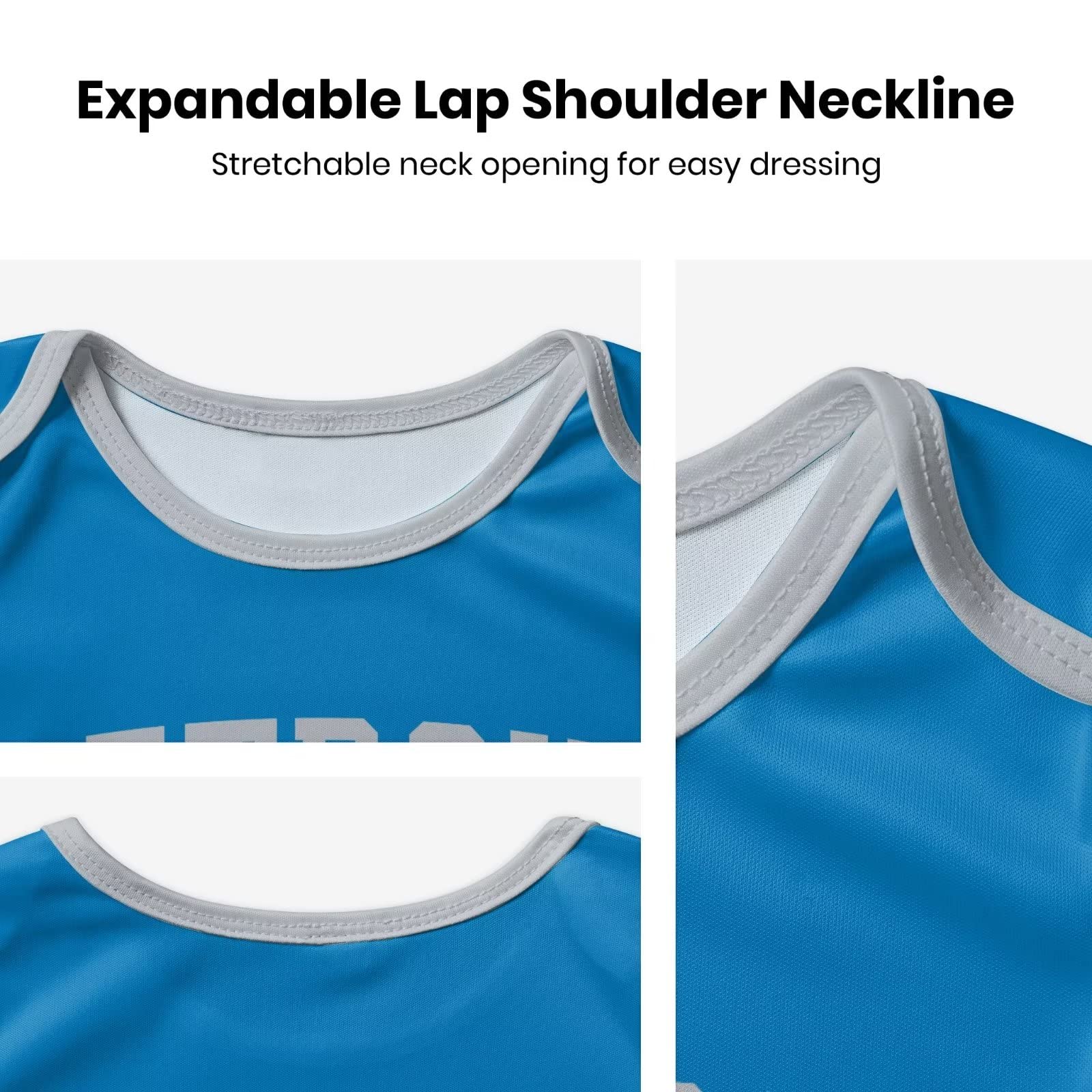 Custom Newborn Baby Football Short Sleeve Bodysuit - Personalized Name & Number Gradient City Design - Perfect for Game Day, Photo Shoots & Everyday Wear