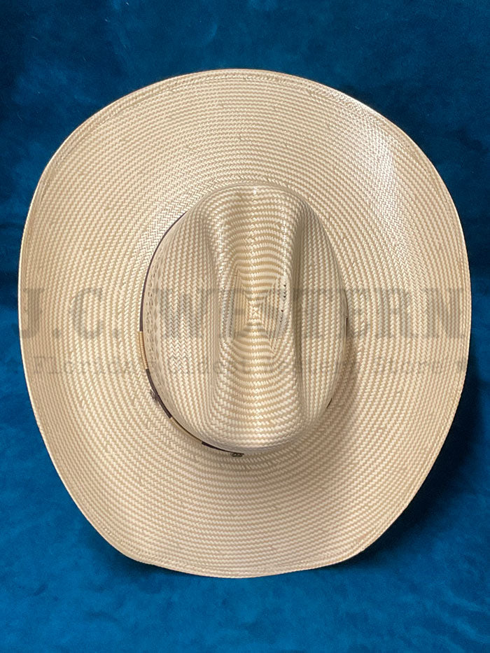 Larry Mahan MS4V42WYAX4414 10X Wyatt Straw Cowboy Hat in Tan - Perfect for Western Rodeo, Country Music Festivals & Outdoor Summer Events
