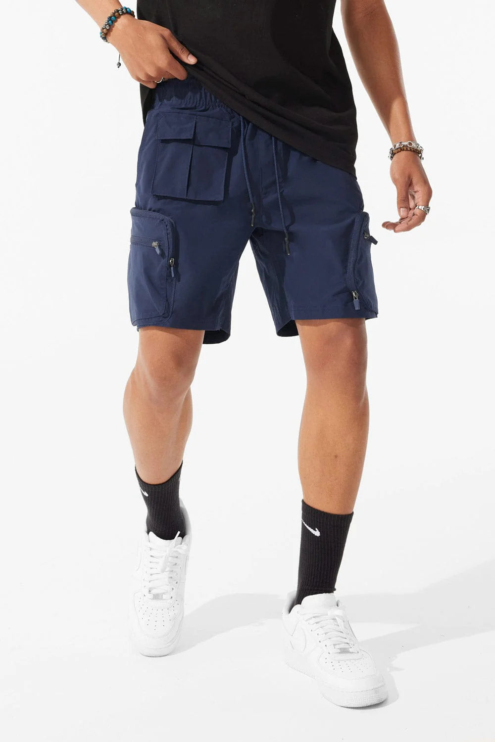 Jordan Craig Retro Altitude Cargo Shorts for Men - Comfortable Athletic Workout & Casual Wear - Perfect for Gym, Running, and Outdoor Activities