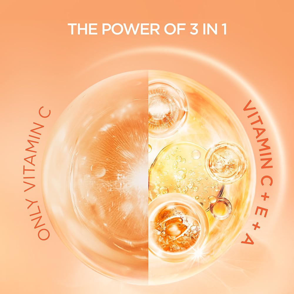 POND'S Bright Beauty Vitamin C+E+A Gel Face Wash 50ml - Brightening & Anti-Aging Facial Cleanser for Glowing Skin - Perfect for Morning & Night Skincare Routine