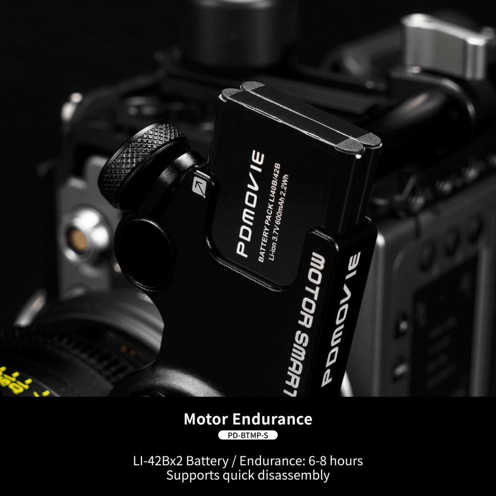 PDMOVIE Live AIR 3 Smart PD-BTMP-S LiDAR Autofocus Motor for Manual & DSLR Lenses - Focus Limit & Depth of Field Scale - Perfect for Photography, Videography & Live Streaming