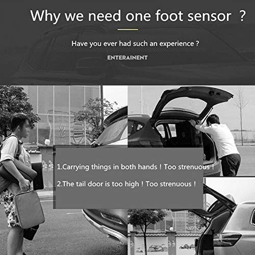 Automatic Car Trunk Foot Pedal Sensor - Electric Induction Switch for Hands-Free Trunk Opening | Perfect for Grocery Loading, Parking Lots & Car Wash Stations