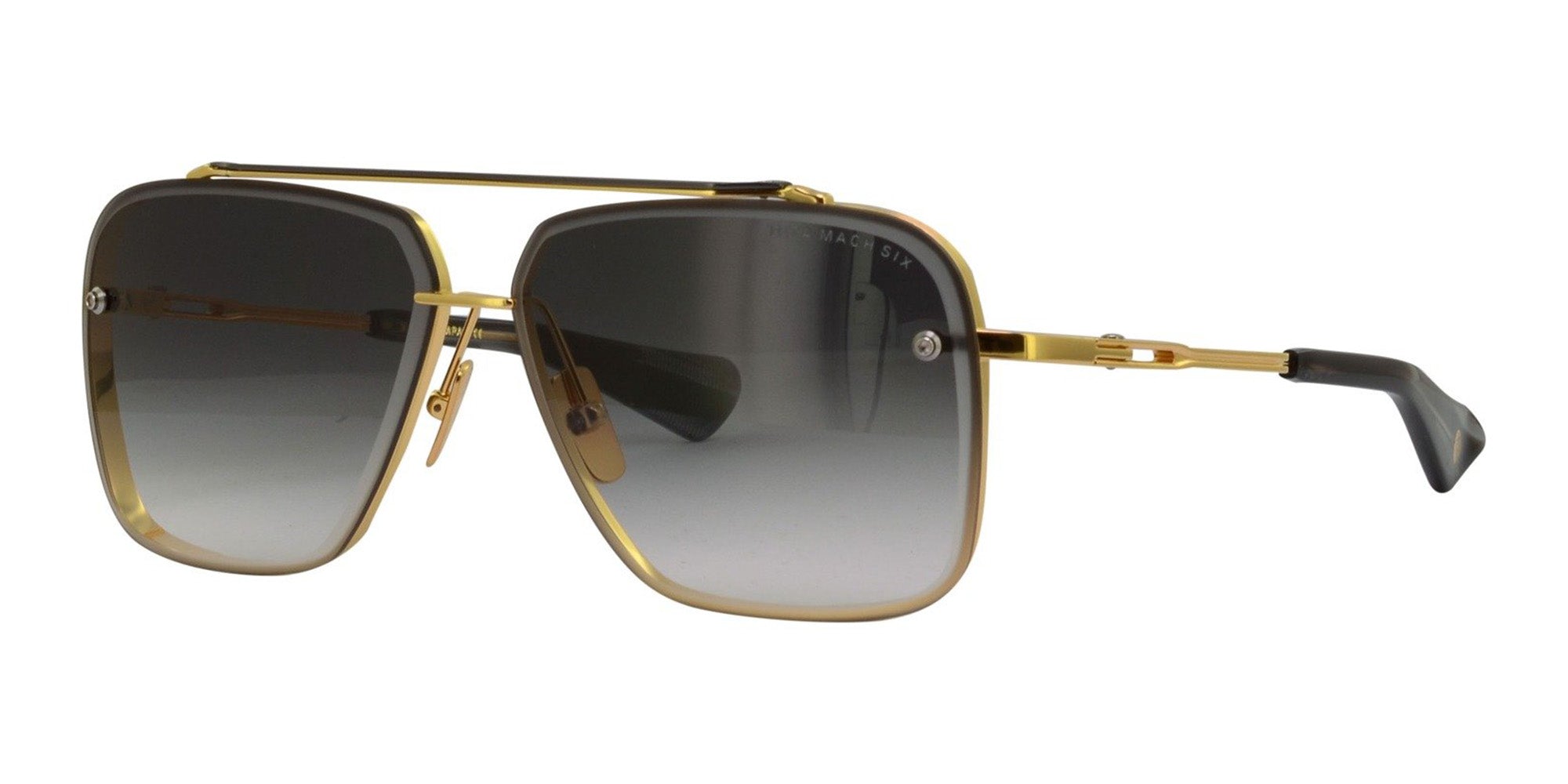 Dita Mach Six DTS121 Sunglasses - Polarized Aviator Style for Men & Women - Perfect for Driving, Outdoor Sports & Fashion Accessories