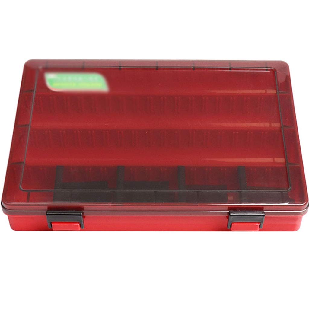 Multifunctional Fishing Tackle Storage Box - Waterproof Plastic Bait Organizer with Multiple Compartments for Hooks, Lures & Fishing Accessories | Perfect for Saltwater & Freshwater Fishing Trips