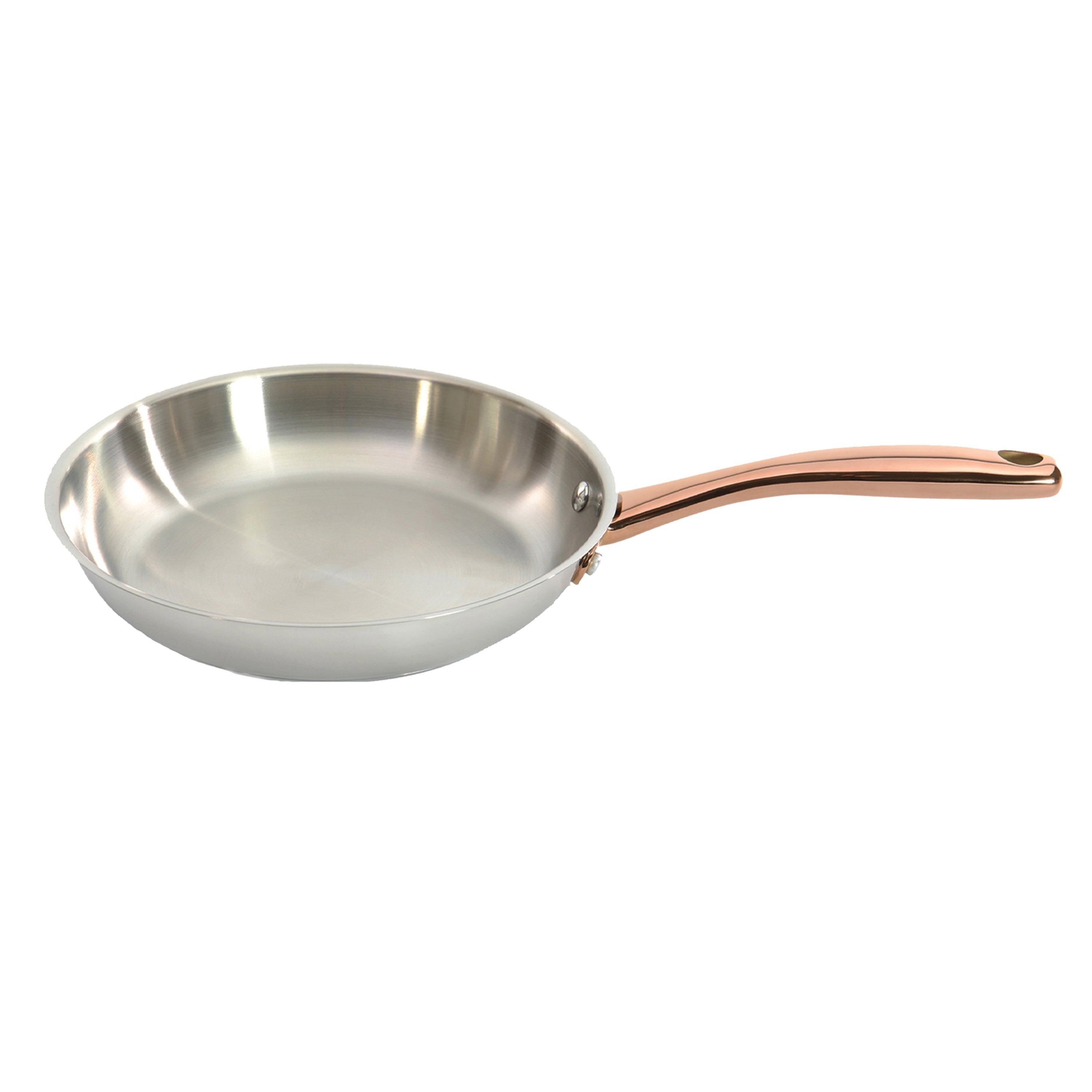 BergHOFF Ouro Gold 5-Piece 18/10 Stainless Steel Flatware Set with Rose Gold Handles - Elegant Dinnerware for Formal Dining, Wedding Gifts & Special Occasions