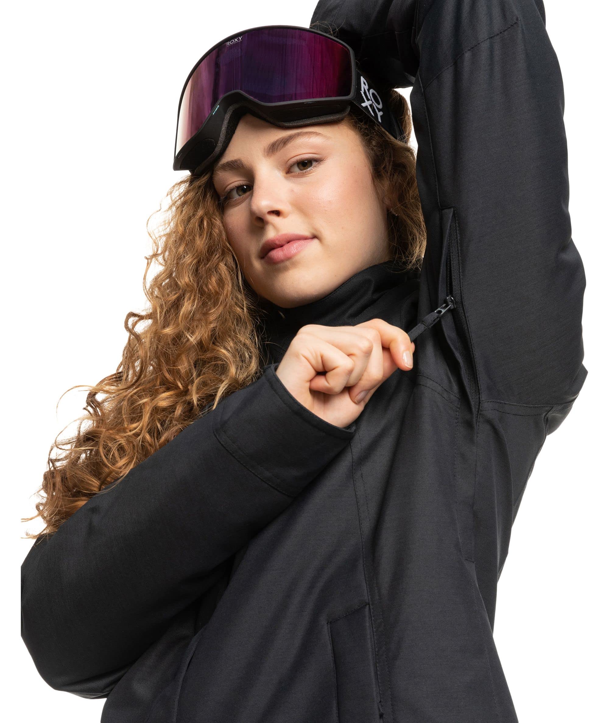 Roxy Billie Insulated Snowboard Jacket for Women - Waterproof Winter Jacket with Warm Lining for Skiing & Snowboarding - Perfect for Cold Weather & Outdoor Adventures