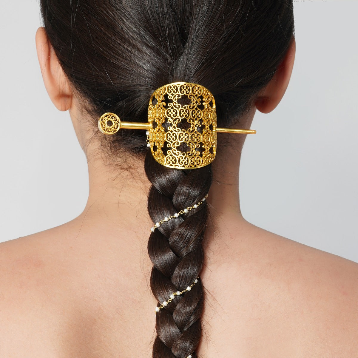 Nazm Hair Clips for Women - Non-Slip Hair Accessories for Ponytail, Bun & Updo - Fashionable Hairpins for Daily Use, Work & Special Occasions