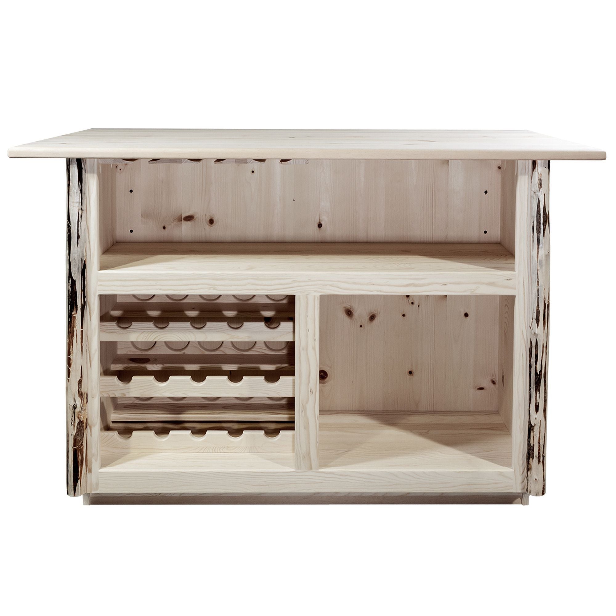 Montana Deluxe Bar with Foot Rail - Premium Home Bar for Entertaining, Parties & Man Cave Decor - Perfect for Basement, Game Room & Outdoor Gatherings