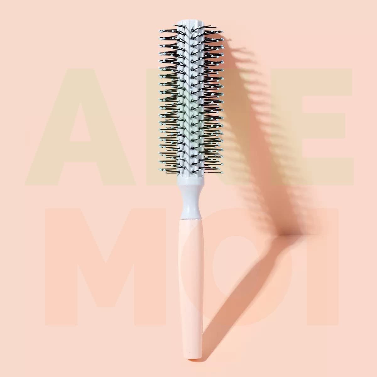 ANEMOI Round Hair Brush for All Hair Types - Professional Styling & Detangling Comb - Quick Hair Setting Design - Perfect for Blowouts, Curling & Everyday Use