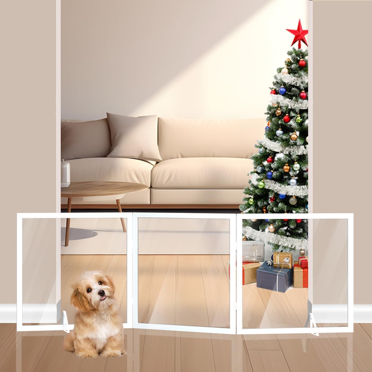 Foreng Clear Acrylic Pet Gate - 24