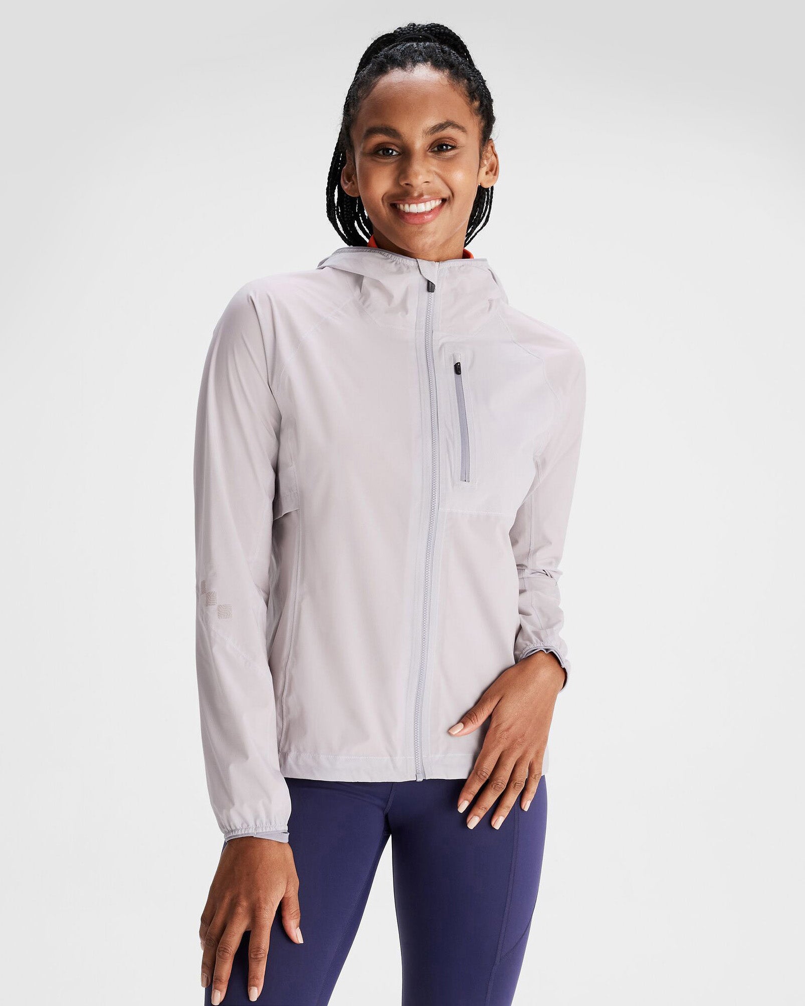 Women's Seeker 2.5L Waterproof Rain Jacket - Lightweight Windproof Hooded Outdoor Shell for Hiking & Travel (Dove Grey) - Perfect for Camping, Commuting & Rainy Day Adventures