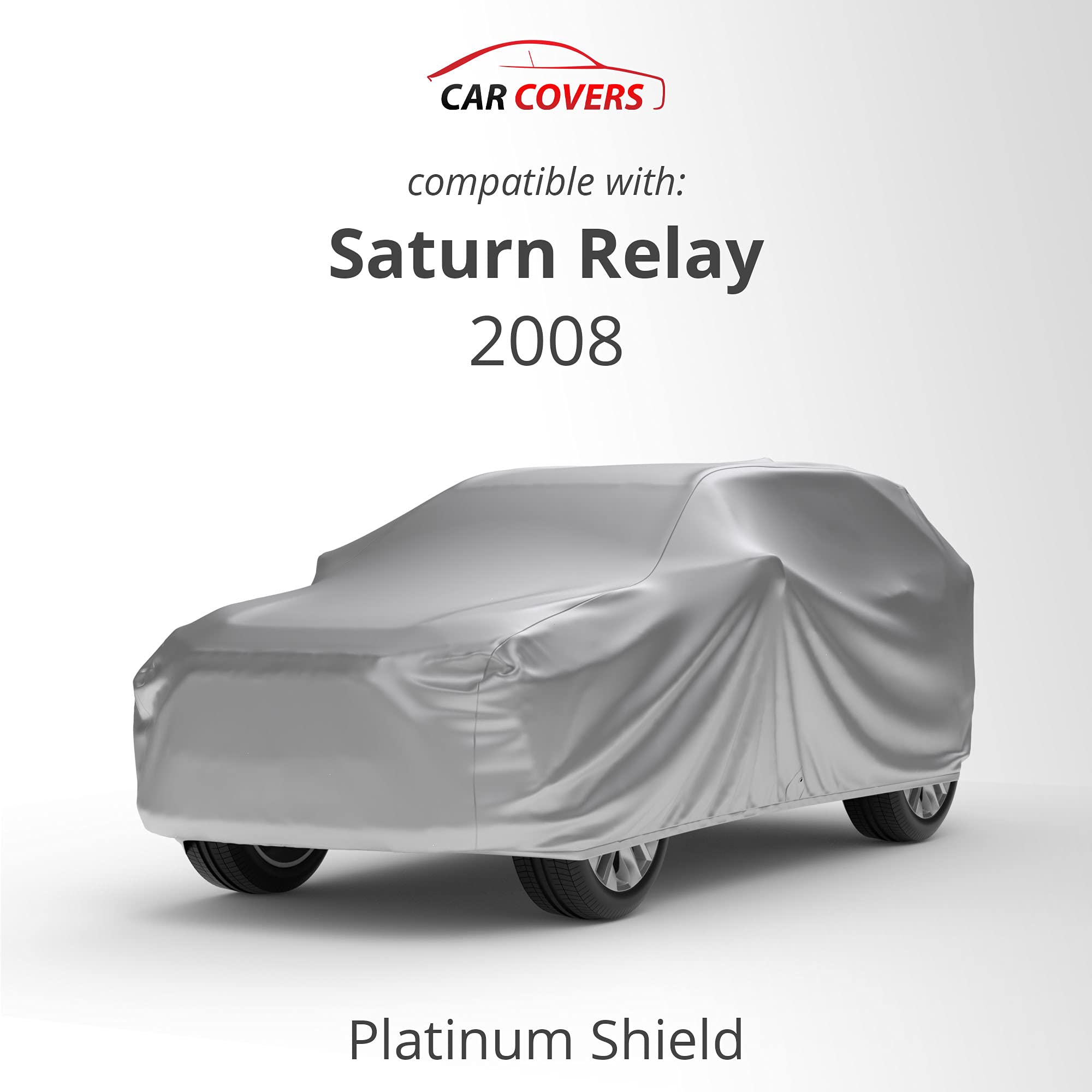 Weatherproof SUV Cover for 2008 Saturn Relay - All-Season Protection Against Water, Snow & UV Rays - Soft Fleece Lining - Includes Cable Lock, Storage Bag & Wind Straps - Perfect for Outdoor Parking & Indoor Storage