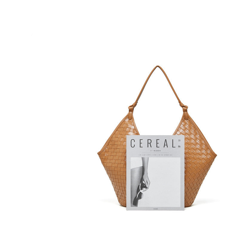 Effortless Woven Shoulder Carry Bag - Stylish & Lightweight Crossbody Purse for Women - Perfect for Shopping, Travel & Everyday Use
