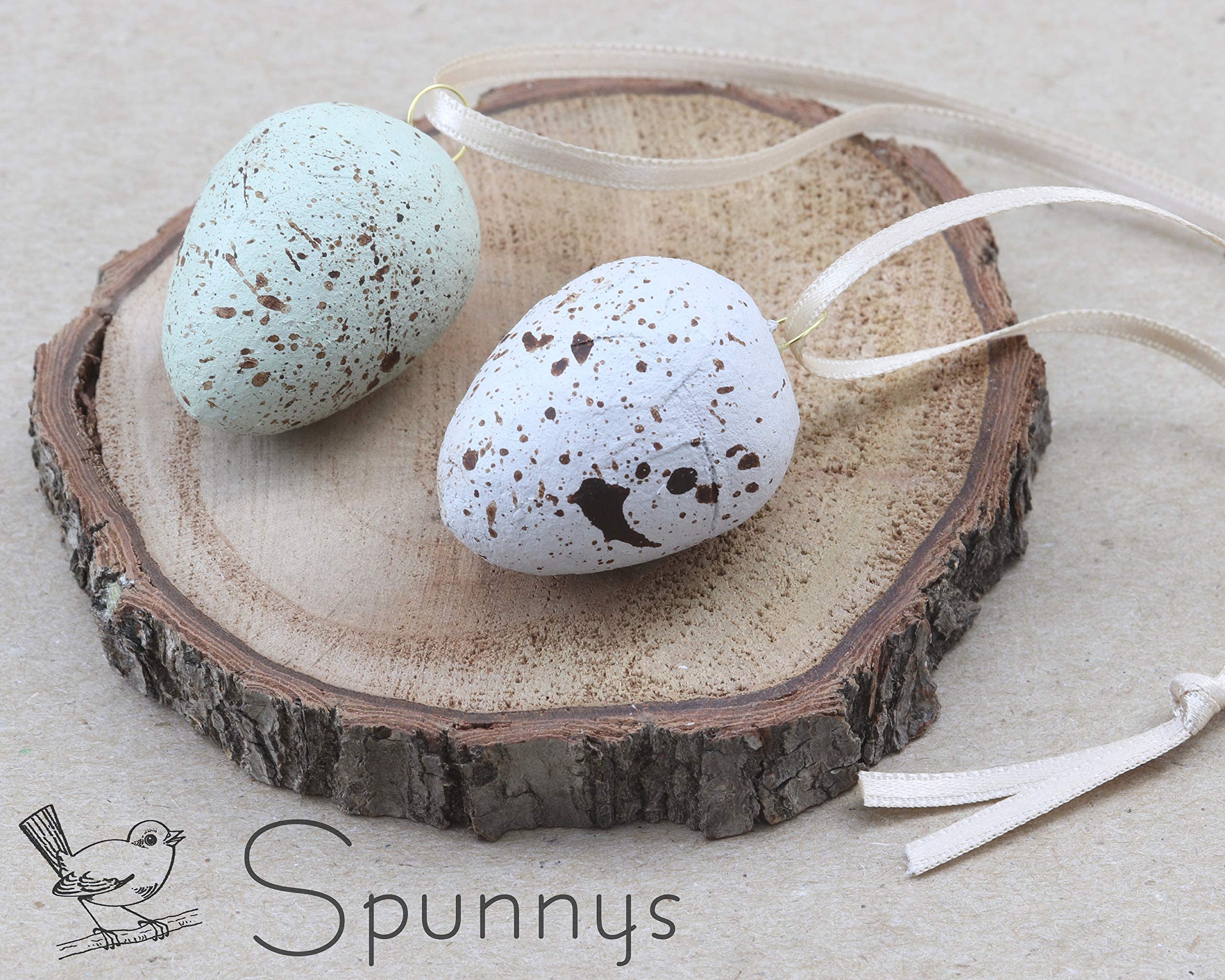 30mm Spun Cotton Easter Eggs - 22-Piece Bulk Pack for DIY Crafts, Party Decorations & Easter Basket Fillers - SPUNNYS