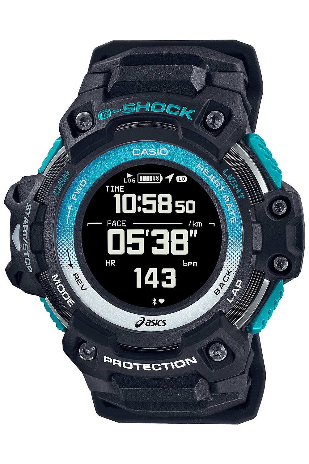 CASIO G-Shock GSR-H1000AST-1JR GPS Smartwatch with Heart Rate Monitor - Runmetrix & Walkmetrix Compatible - Durable Sports Watch for Running, Hiking & Outdoor Activities - Shipped from Japan