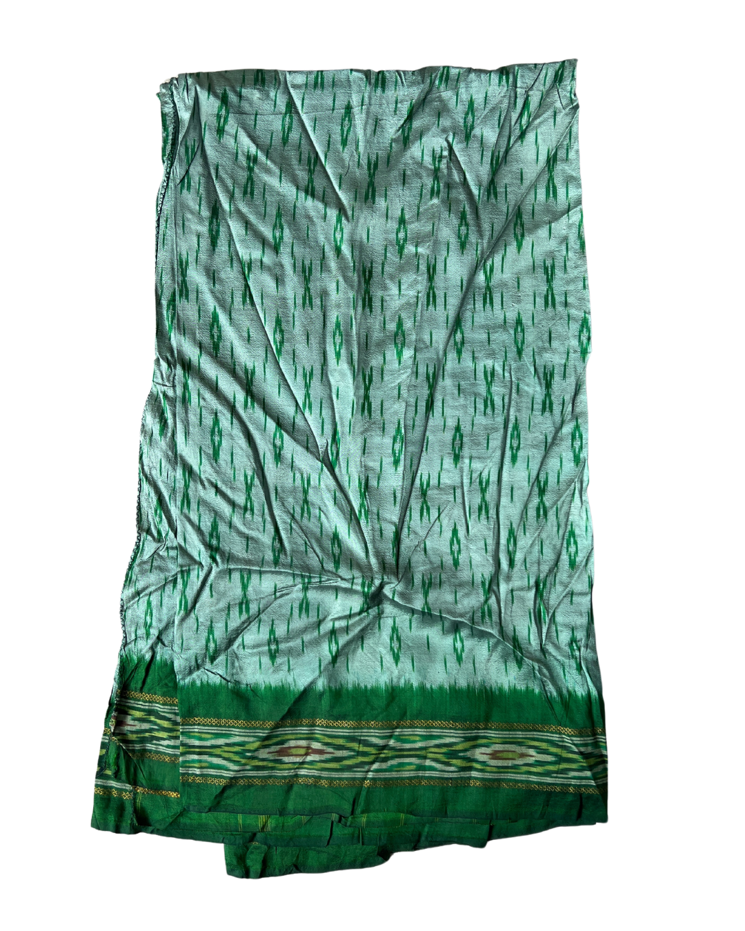 Vintage Silk Sari 080 - Handmade Pure Silk Saree for Women, Traditional Indian Wedding Saree with Elegant Zari Border - Perfect for Bridal Wear, Festivals & Special Occasions