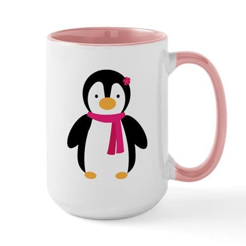 White/Pink Inside - Pink Penguin