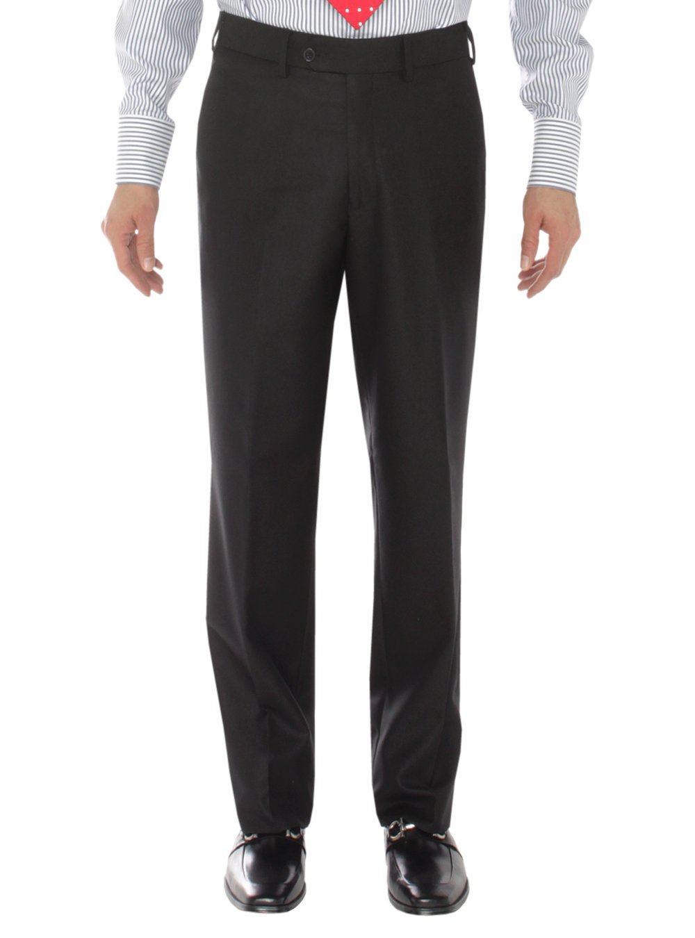 Salvatore Exte Men's Modern Fit Two-Button Sharkskin Suit Set - Jacket & Pants for Business, Weddings & Formal Events