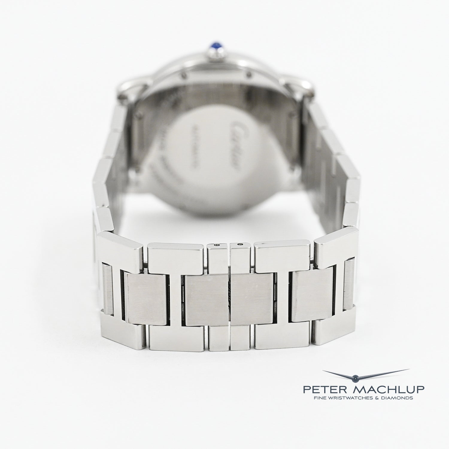 Cartier Rondo Solo Automatic Watch for Men - Luxury Stainless Steel Dress Watch with Date Display | Perfect for Business, Formal Events & Gifting