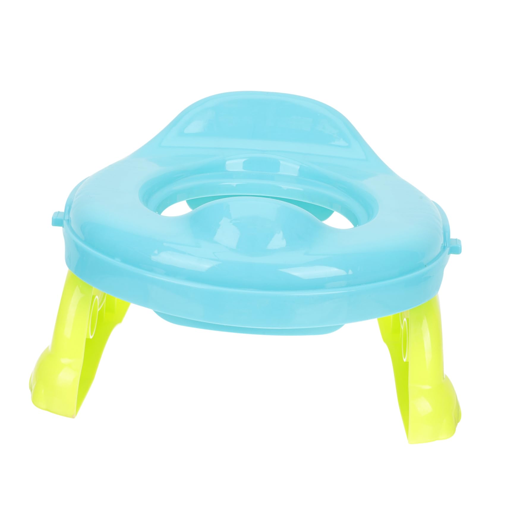 Wakauto Portable Potty Seat - Kids Travel Toilet Training Seat with Non-Slip Base | Lightweight & Durable Plastic Design for Toddlers | Perfect for Road Trips, Camping & Airplane Travel