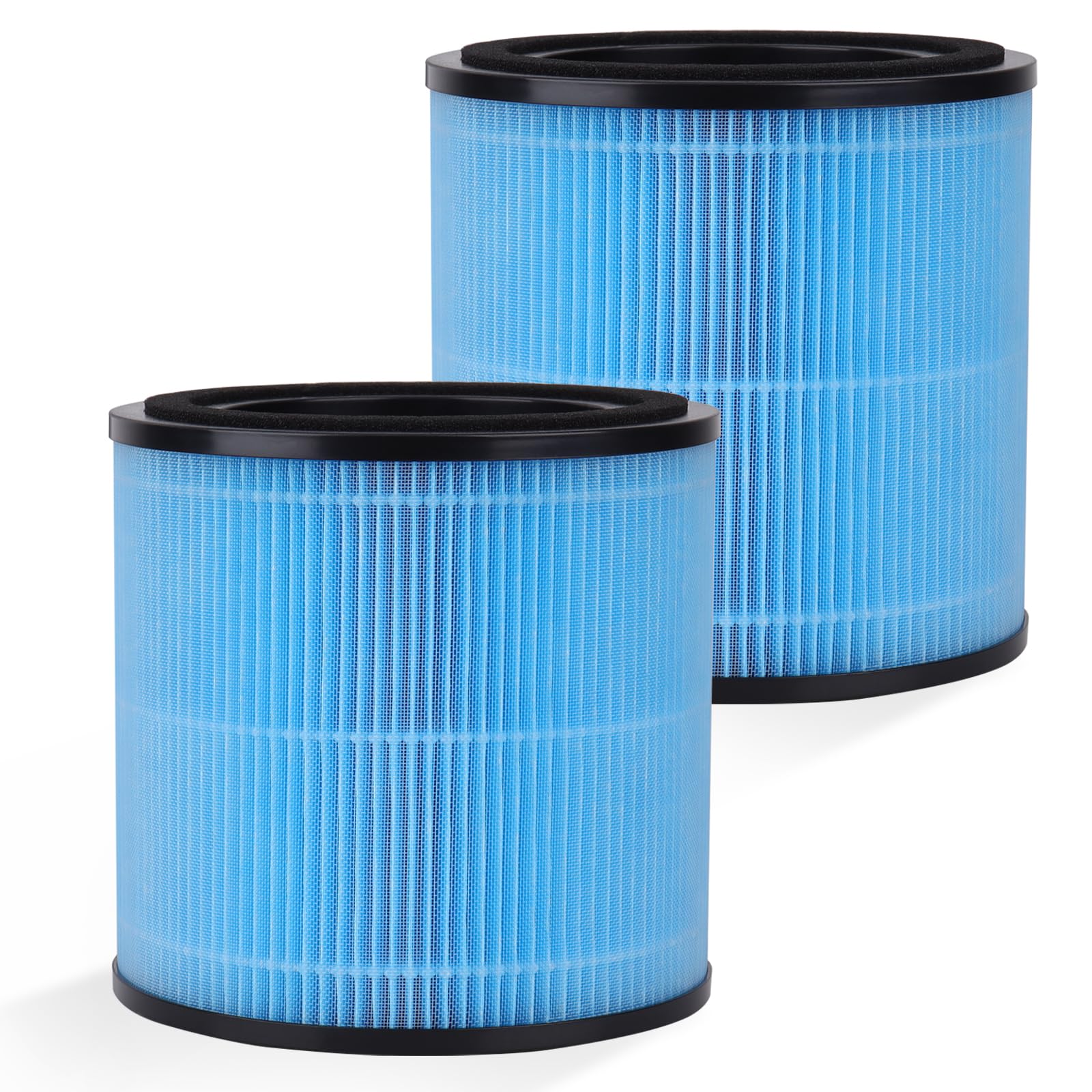 AP0601 Replacement H13 True HEPA Air Filters (2-Pack) - Compatible with AIRTOK Air Purifiers | 4-Stage Filtration for Cleaner Indoor Air | Ideal for Home, Office & Bedroom Use
