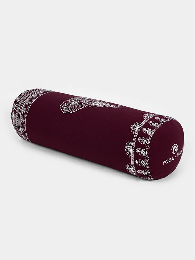 Organic Buckwheat Meditation Bolster Cushion for Yoga & Zen - Supportive Elephant Pillow for Home Studio, Meditation & Relaxation - Perfect for Yoga, Reiki & Stress Relief