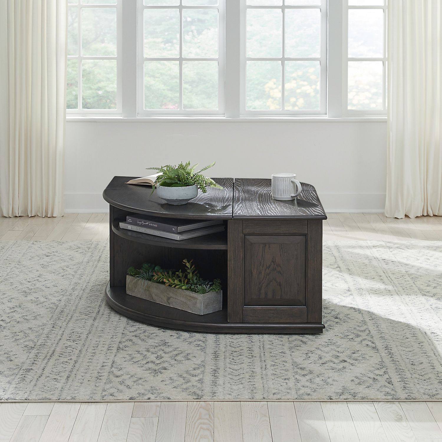 Wallace 3-Piece Lift Coffee Table Set with Matching End Tables - Modern Living Room Furniture for Small Spaces & Home Decor