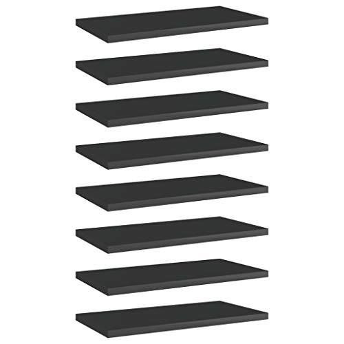 High Gloss Black-8 Pcs