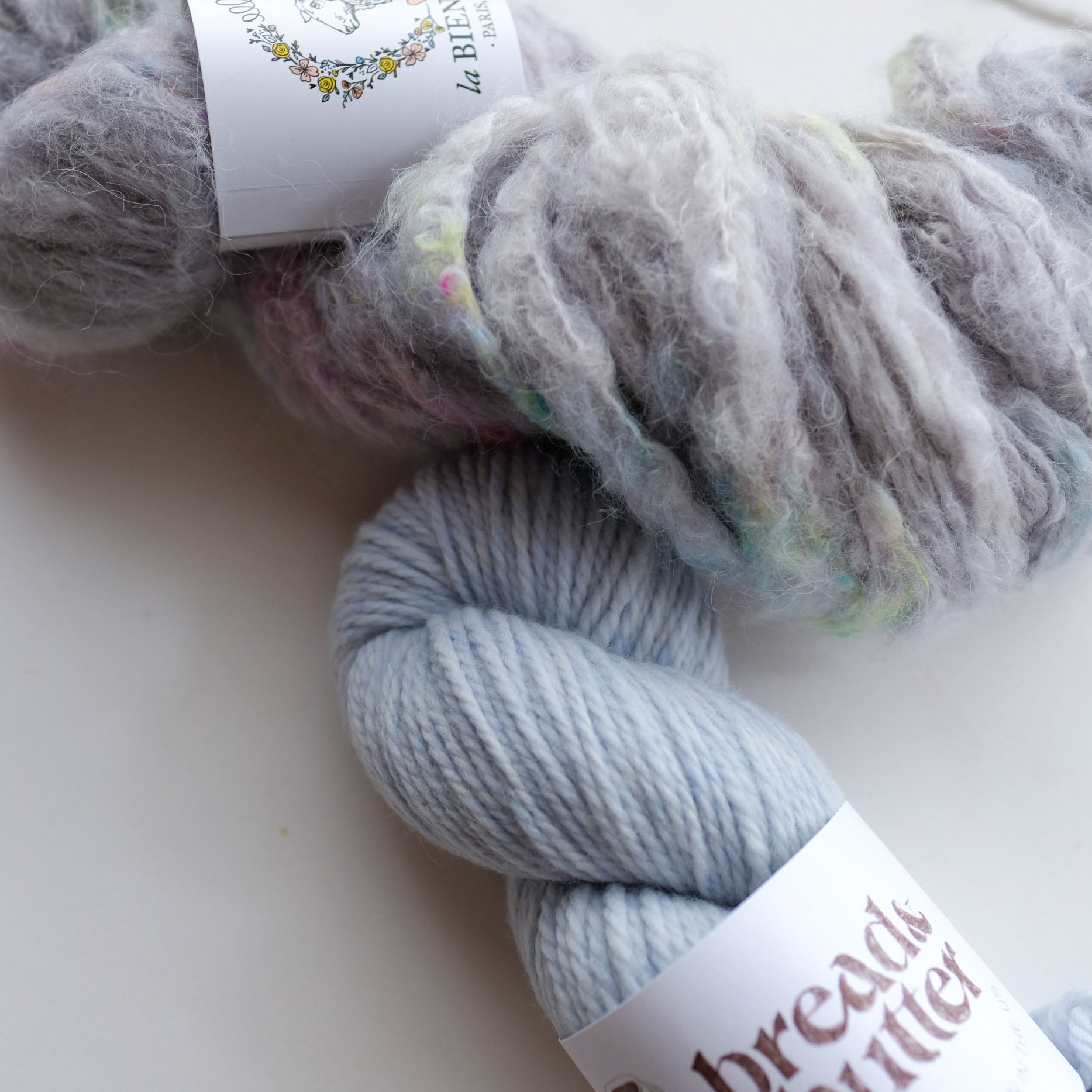 La Bien Aimèe x Bread & Butter x Kristine Vejar Gateau Breton Cowl Bundle - Handmade Knitting Kit for Cozy Winter Wear, Perfect for Scarf & Shawl Lovers