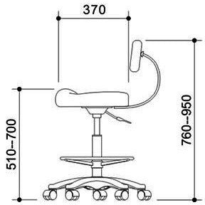 StoolPoppy - Premium Adjustable Stool for Home & Office - Ergonomic Seat for Comfortable Sitting - Perfect for Work, Study & Relaxation