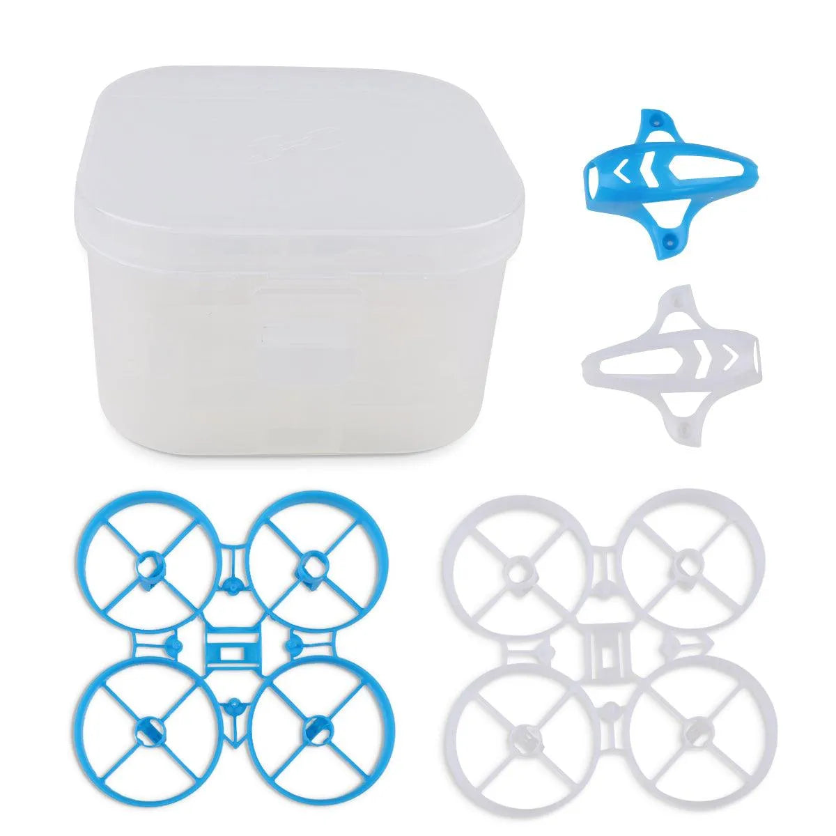 2PCS Makerfire Micro Whoop Frames - 65mm Wheelbase Drone Frame Kit with Canopy for 716 Motors | Compatible with Tiny Whoop, FPV Racing Drones, Indoor Flying & DIY Drone Building