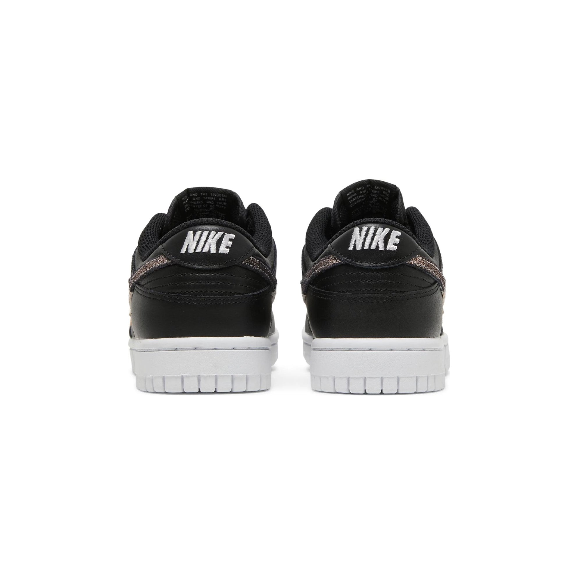 Nike Dunk Low SE 'Animal Instinct' Black White Sneakers - Men's Basketball Shoes for Streetwear & Casual Outfits