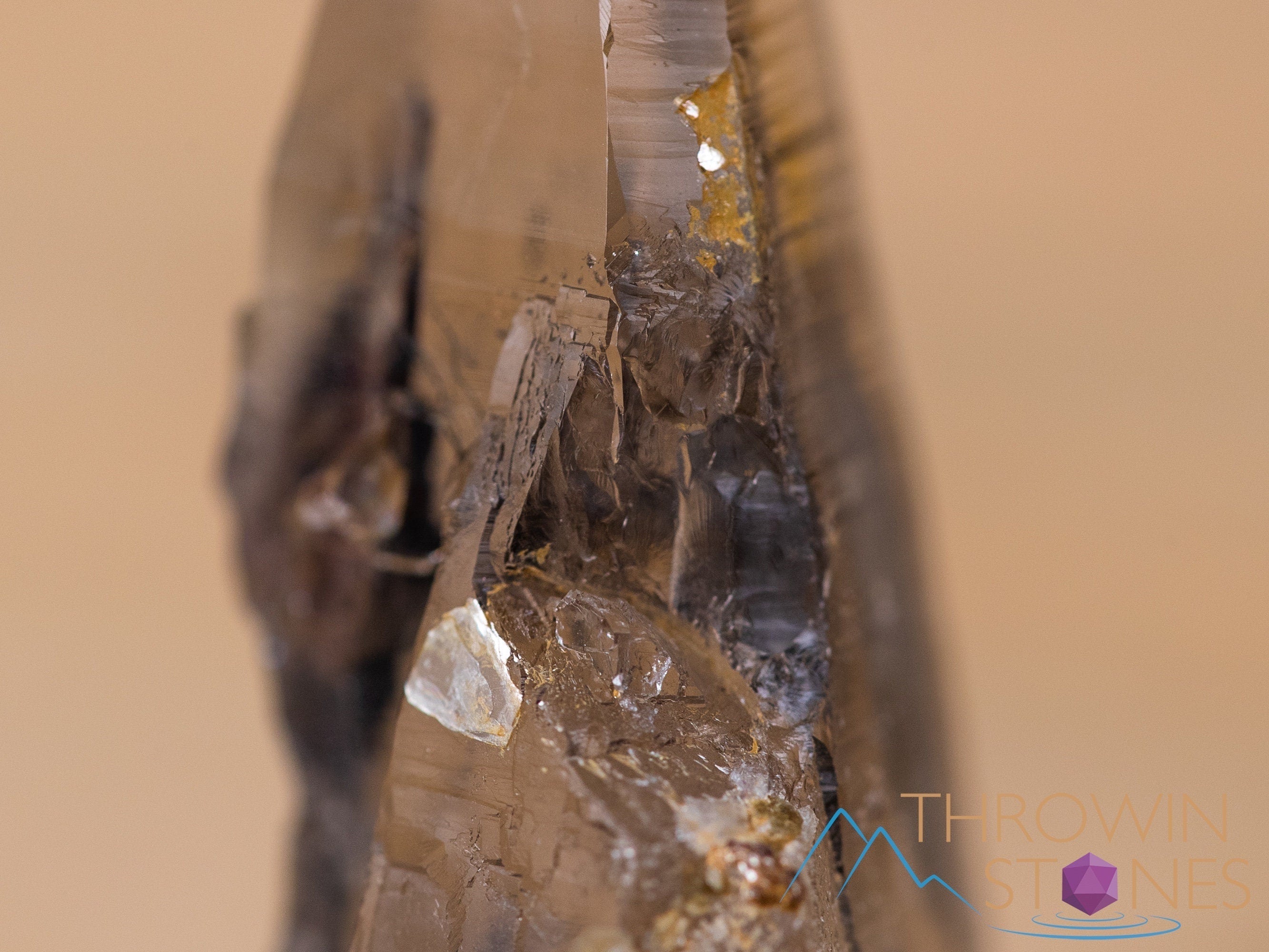 Natural Hiddenite Quartz Raw Crystal with Mica from Tessin - Healing Stone for Home Decor, Housewarming Gift & Spiritual Energy - Perfect for Meditation, Feng Shui & Crystal Collections
