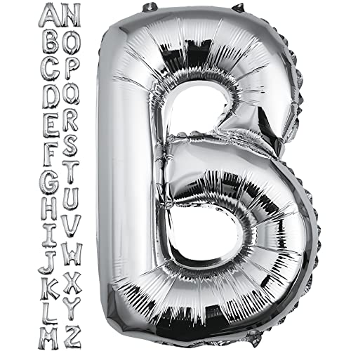 Silver Letter B