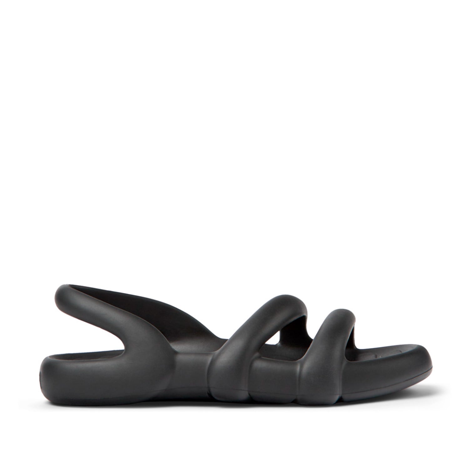 Camper Women's Kobarah Black Leather Flat Shoes - Comfortable & Stylish Loafers for Work, Travel & Everyday Wear