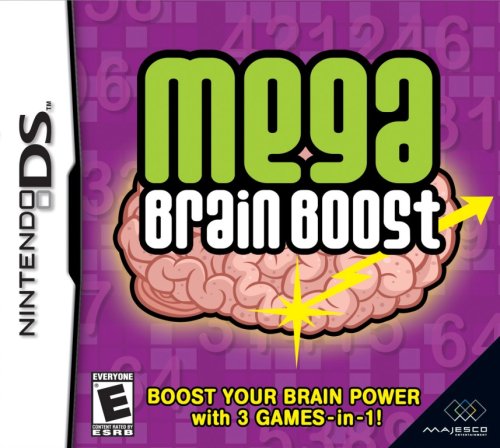 Nintendo DS Mega Brain Boost Game (Renewed) - Educational Puzzle & Memory Training for Kids & Adults - Perfect for Family Game Nights & Travel Entertainment