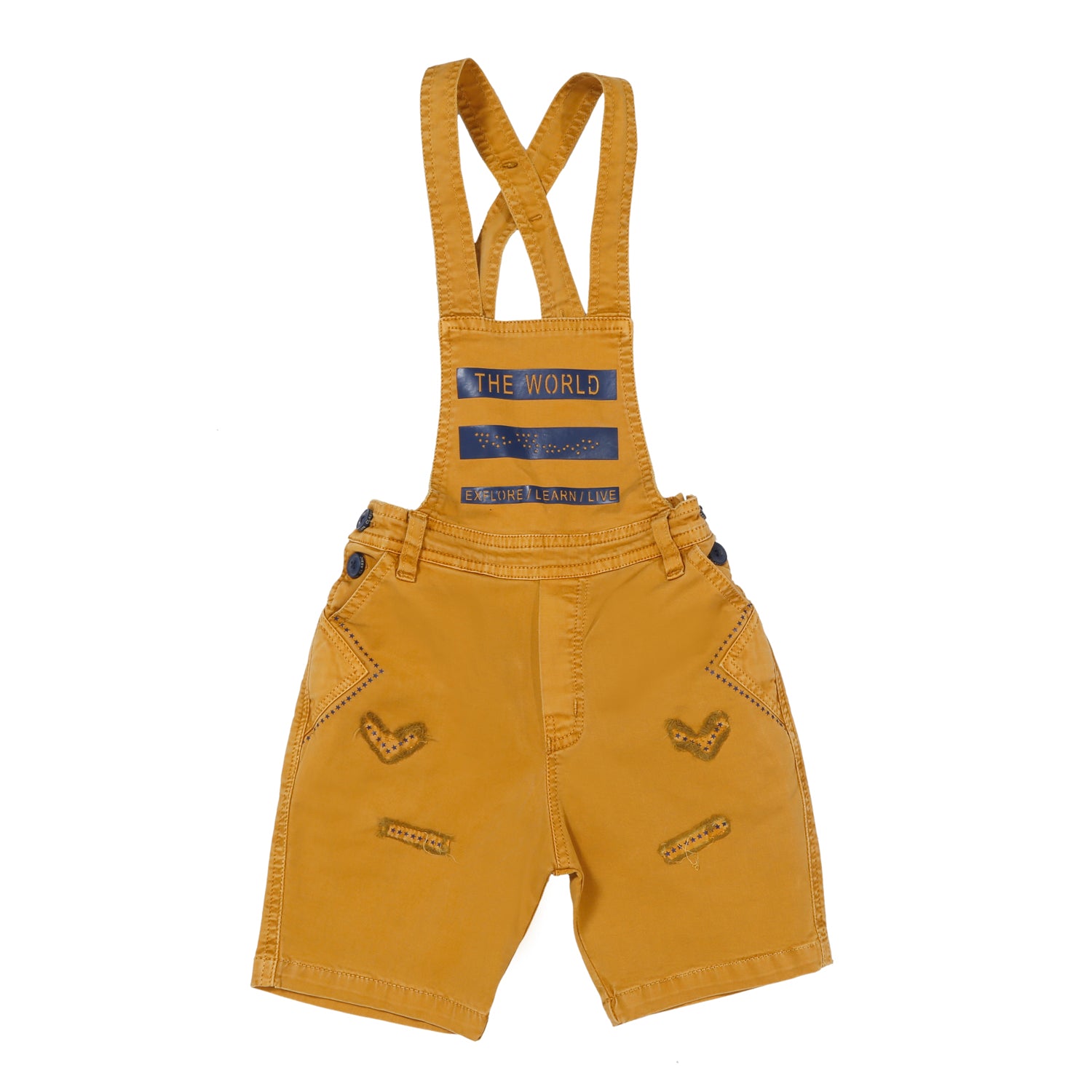 Bad Boys Dungaree & T-Shirt Combo Set for Kids - Stylish and Comfortable Outfit for Playdates, Parties, and Everyday Wear