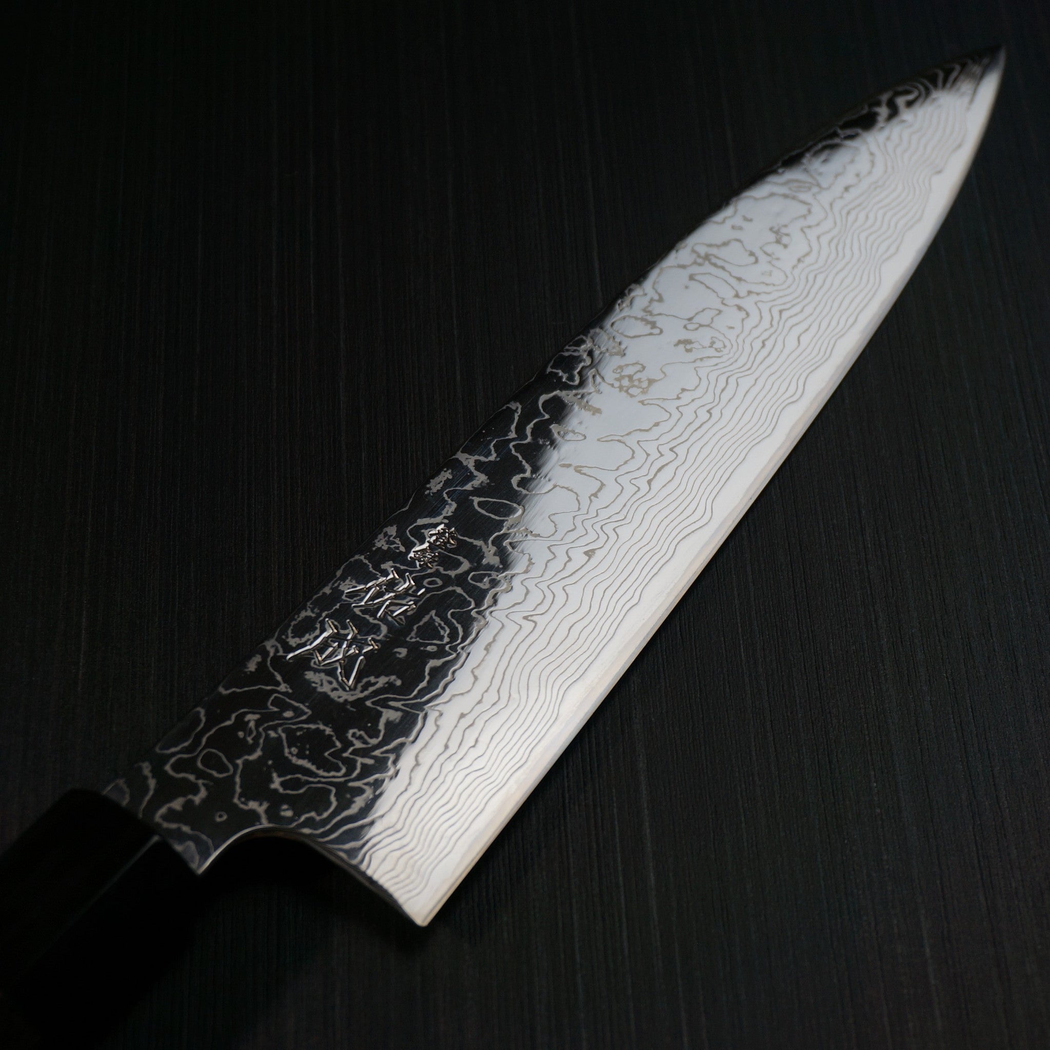 Premium SUKENARI Damascus Super Gold 2 Wa Gyuto Chef Knife 210mm - Japanese High Carbon Steel Blade with Water Buffalo Horn Handle - Perfect for Sushi, Meat Cutting & Professional Kitchen Use