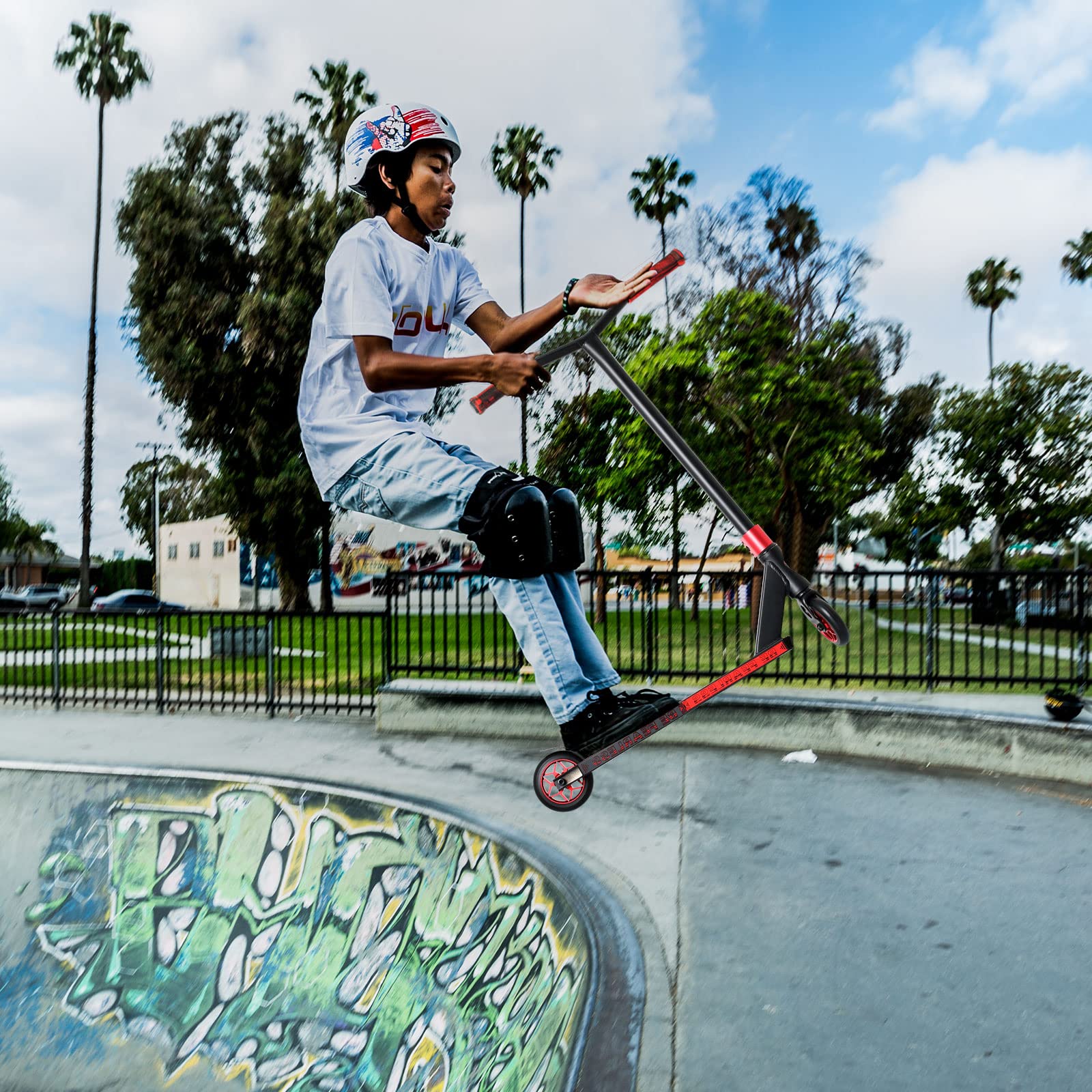 VOKUL K1 Pro Trick Scooter for Kids, Teens & Adults - Best Freestyle Stunt Scooter for Beginners - Durable Skate Park & Street Scooter for Boys & Girls (Ages 8+) - Perfect for Tricks, Stunts & Urban Riding