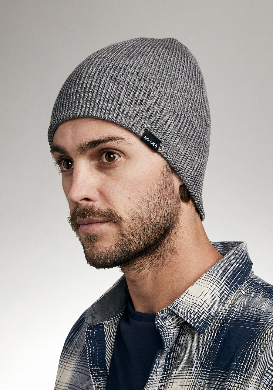 Kingman Wool Beanie Hat for Men & Women - Soft Heather Gray Winter Knit Cap - Perfect for Skiing, Hiking & Cold Weather Outdoor Activities