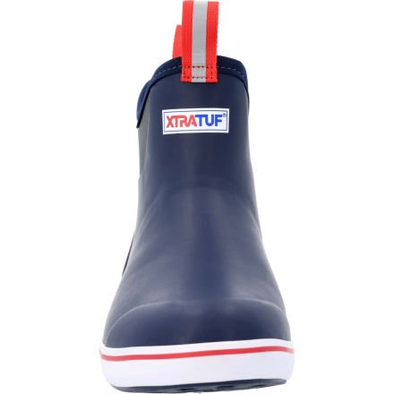 Xtratuf Flat 6 Ankle Deck Boots - Waterproof Non-Slip Fishing & Work Boots for Men & Women - Perfect for Boating, Hiking, and Outdoor Activities