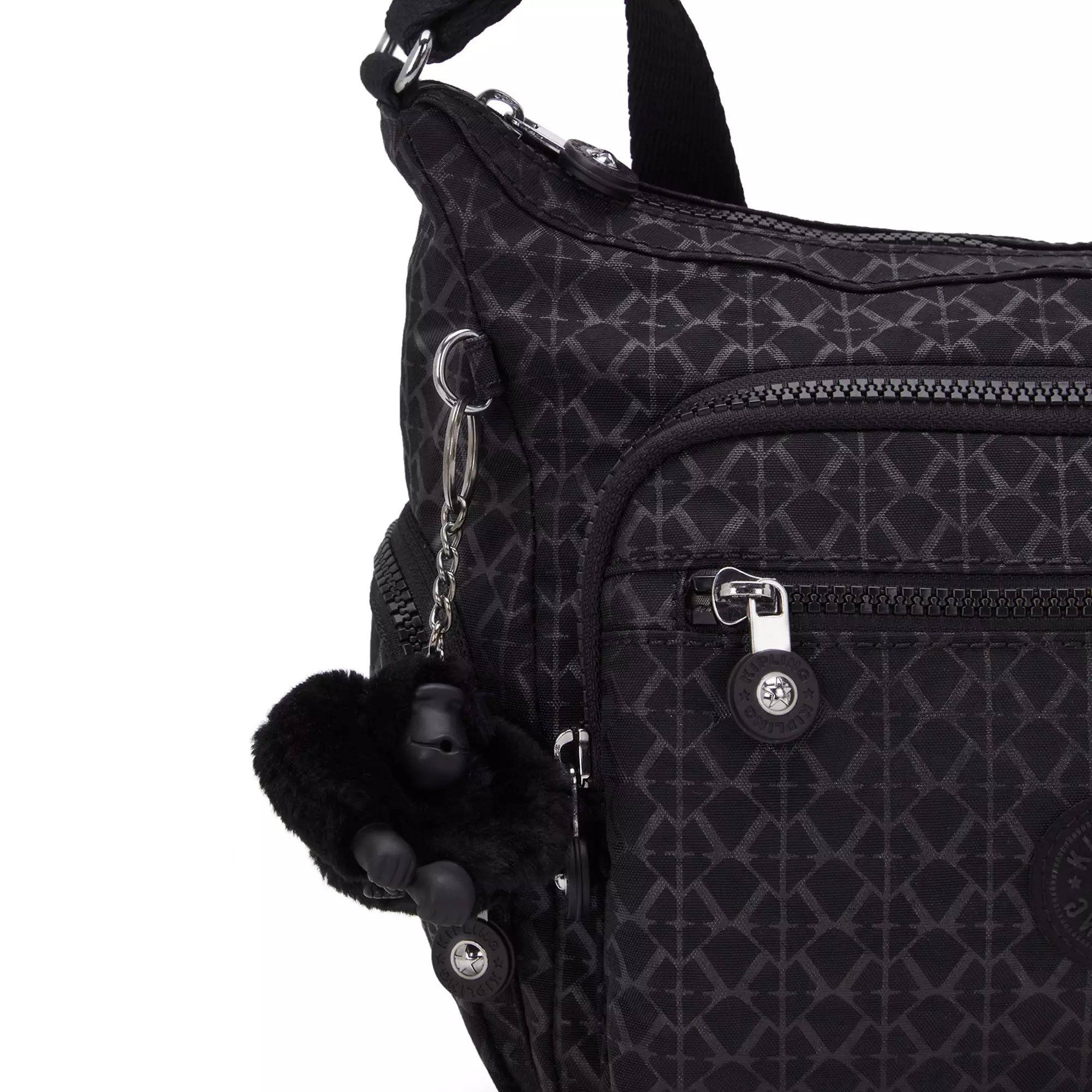 Kipling Gabbie Small Printed Crossbody Bag for Women | Signature Embossed Design | Lightweight & Durable | Perfect for Travel, Work & Everyday Use